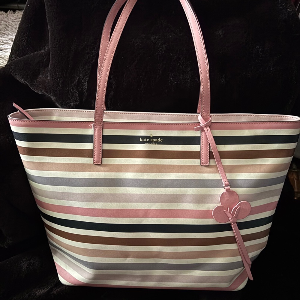 Kate Spade Kelsey Multicolor Striped Tote